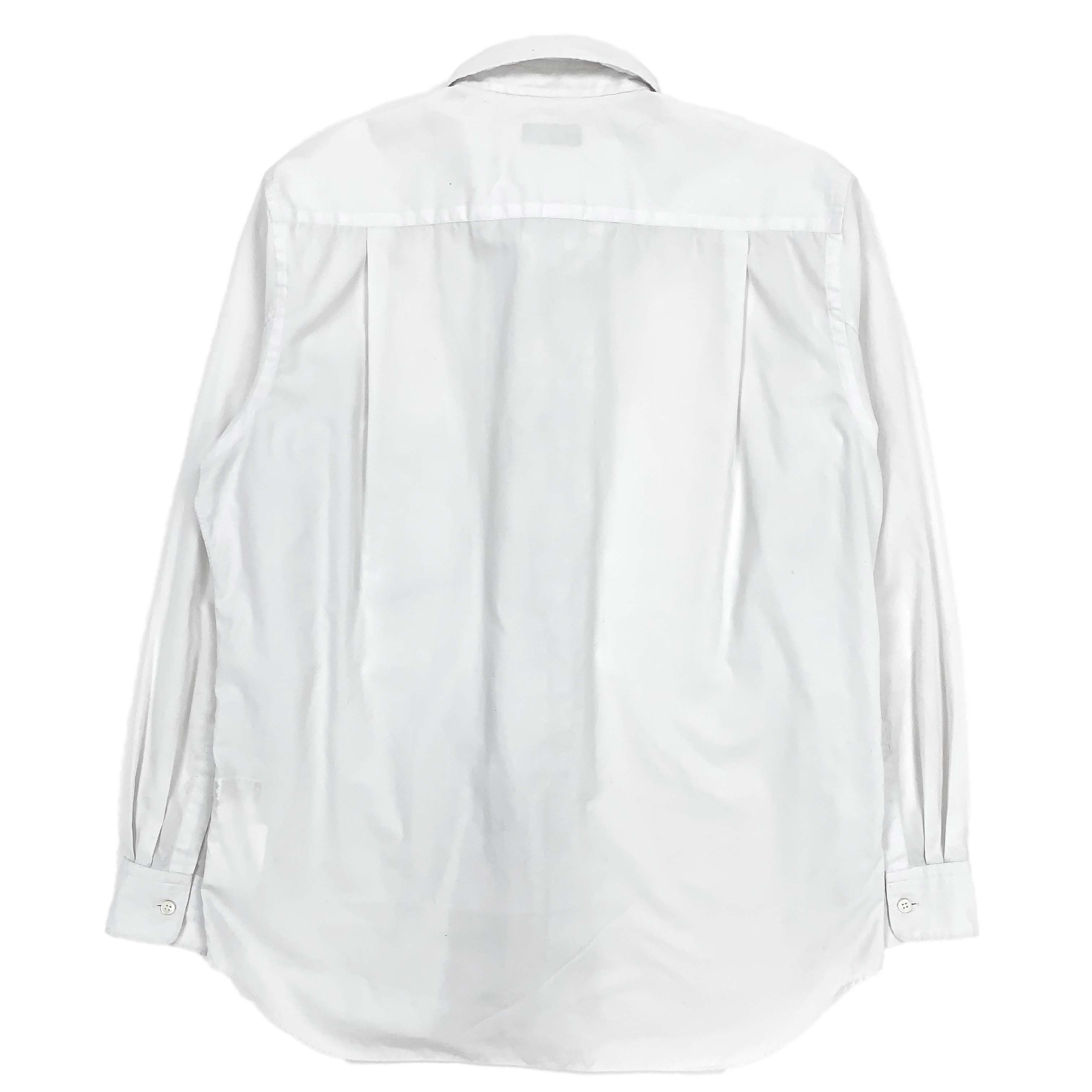 SS99 Concealed Polyester-Cotton Ruffle Shirt - 4