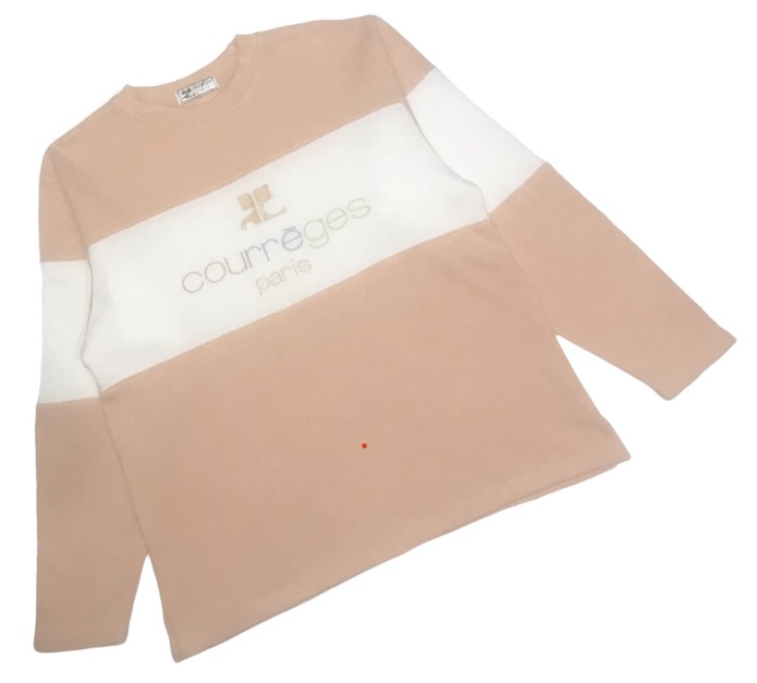 Courreges Paris Spell Out Dual Tone Sweaters - 4