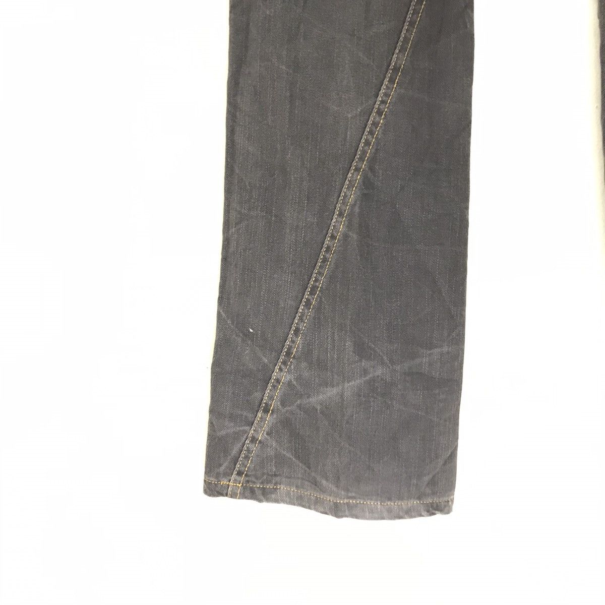 Le Grande Bleu (L.G.B.) - Semantic Design Spiral Cut Flare Jeans Studded - 12