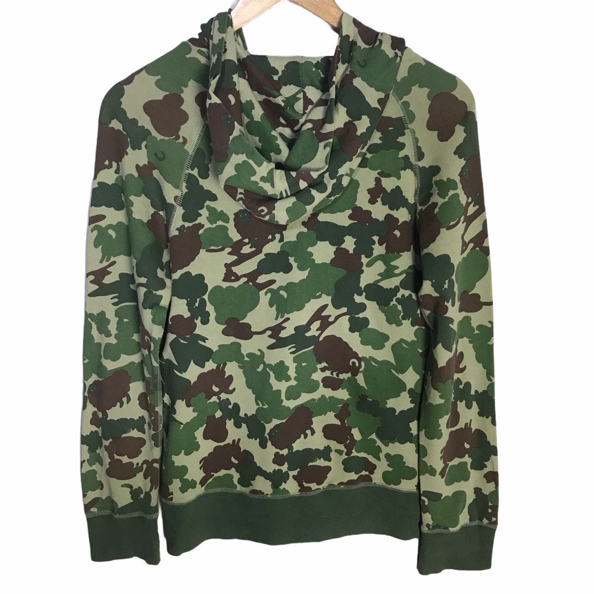 Beamsboy sheep camouflage patern zip up hoodie - 2