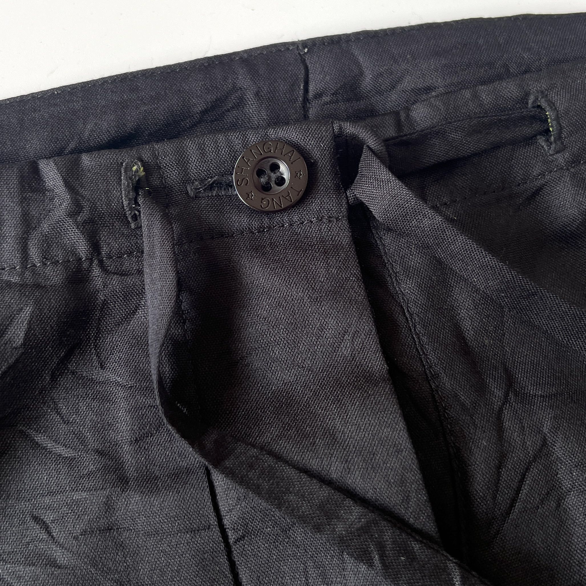 Shanghai Tang Black Kangfu Style Pants - 3
