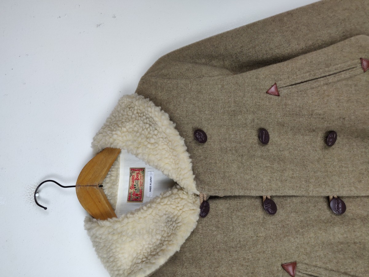 Beams Boys Japan Wool Coat Hunter Jacket - 5