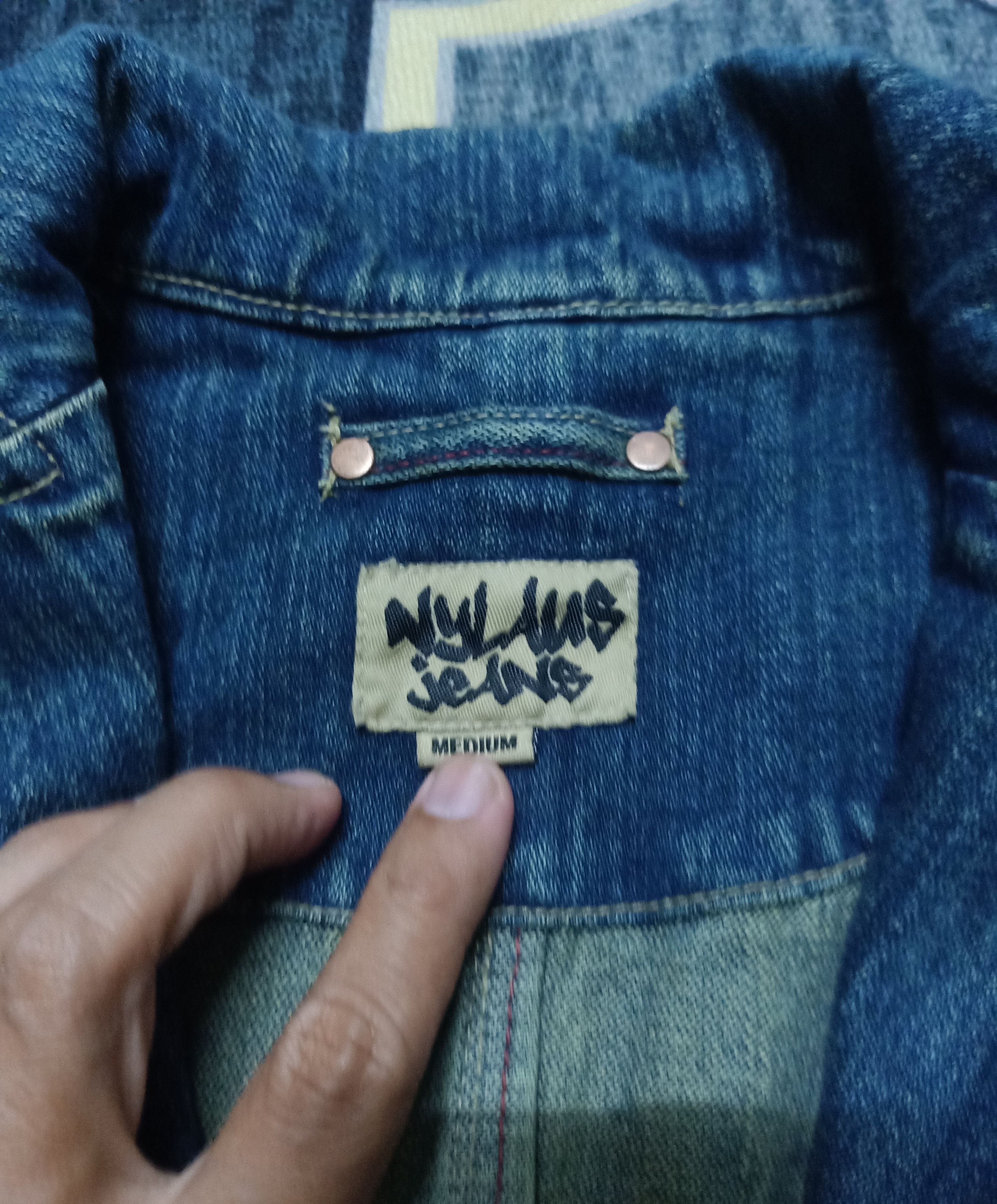 Japanese Brand - Nylaus Jeans Denim Jacket - 3