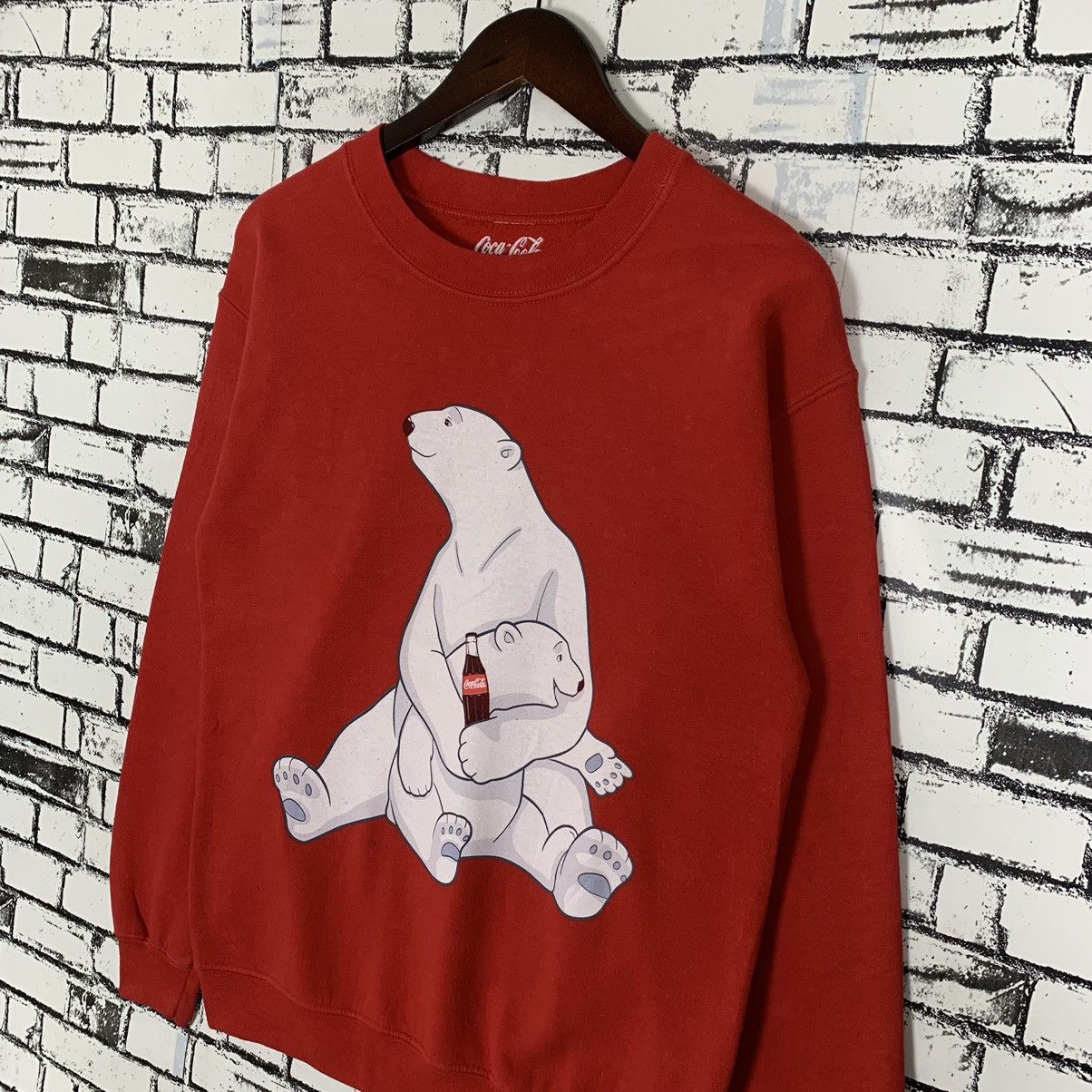 Vintage Coca Cola Polar Bear Sweatshirt Crewneck - 4