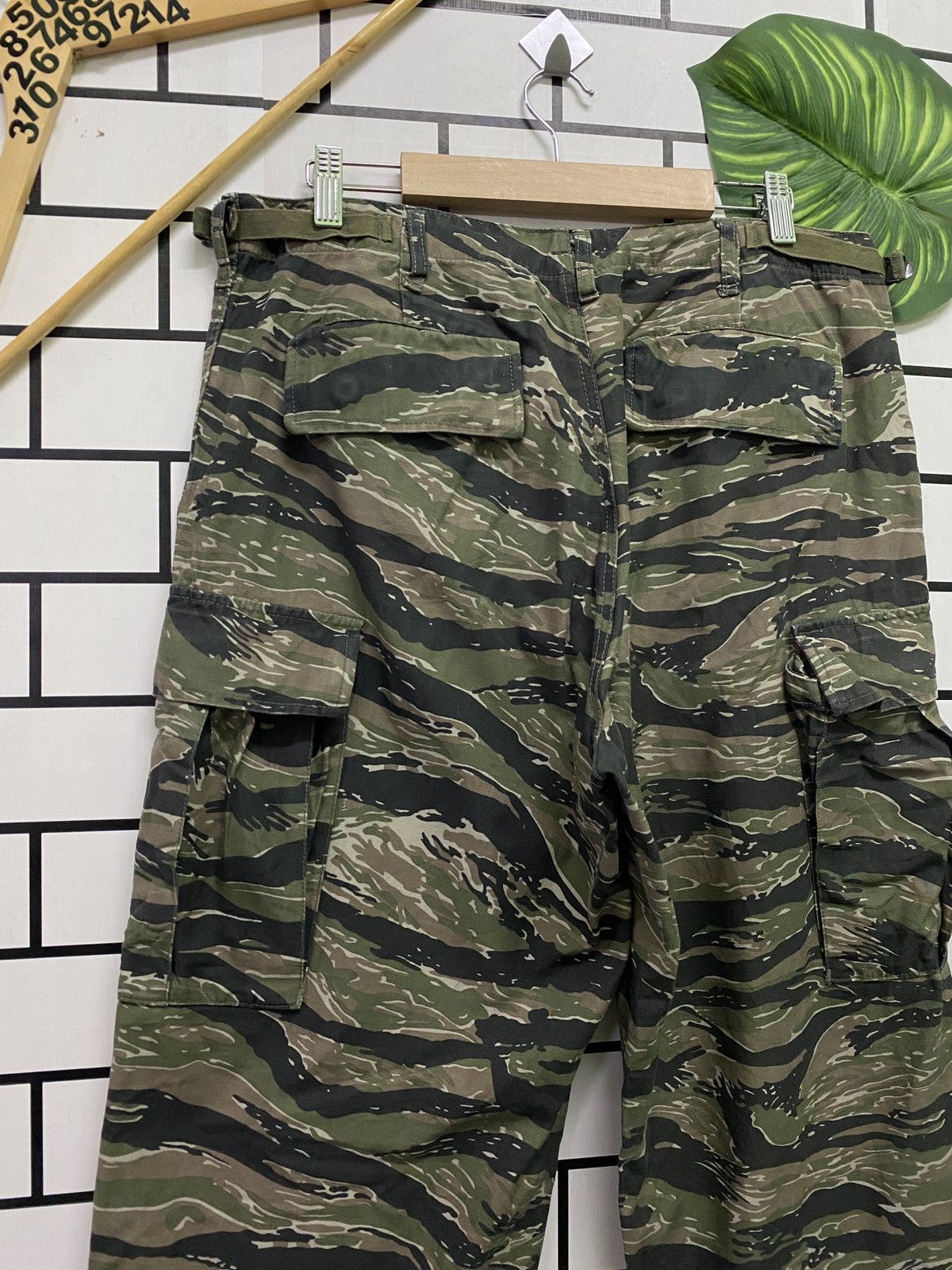 Vintage - Vtg Army Cab Clothing Camo Military Tactical Cargo Pants - 13