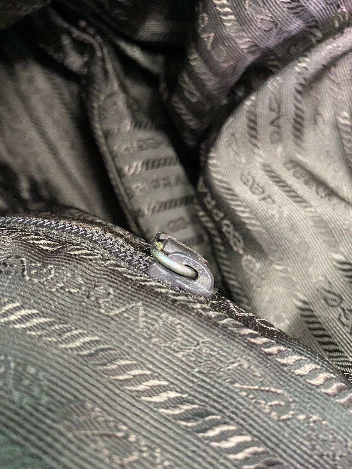 Authentic Vintage Prada Tessuto Nyalon Handle Shoulder Bag - 19