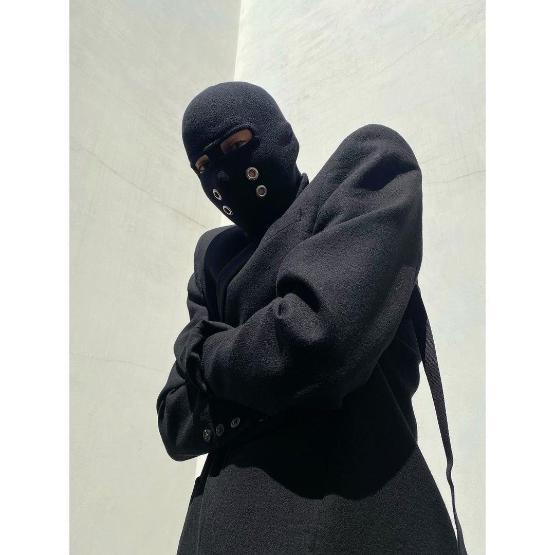 Rick Owens fw22 gimp balaclava - 帽子