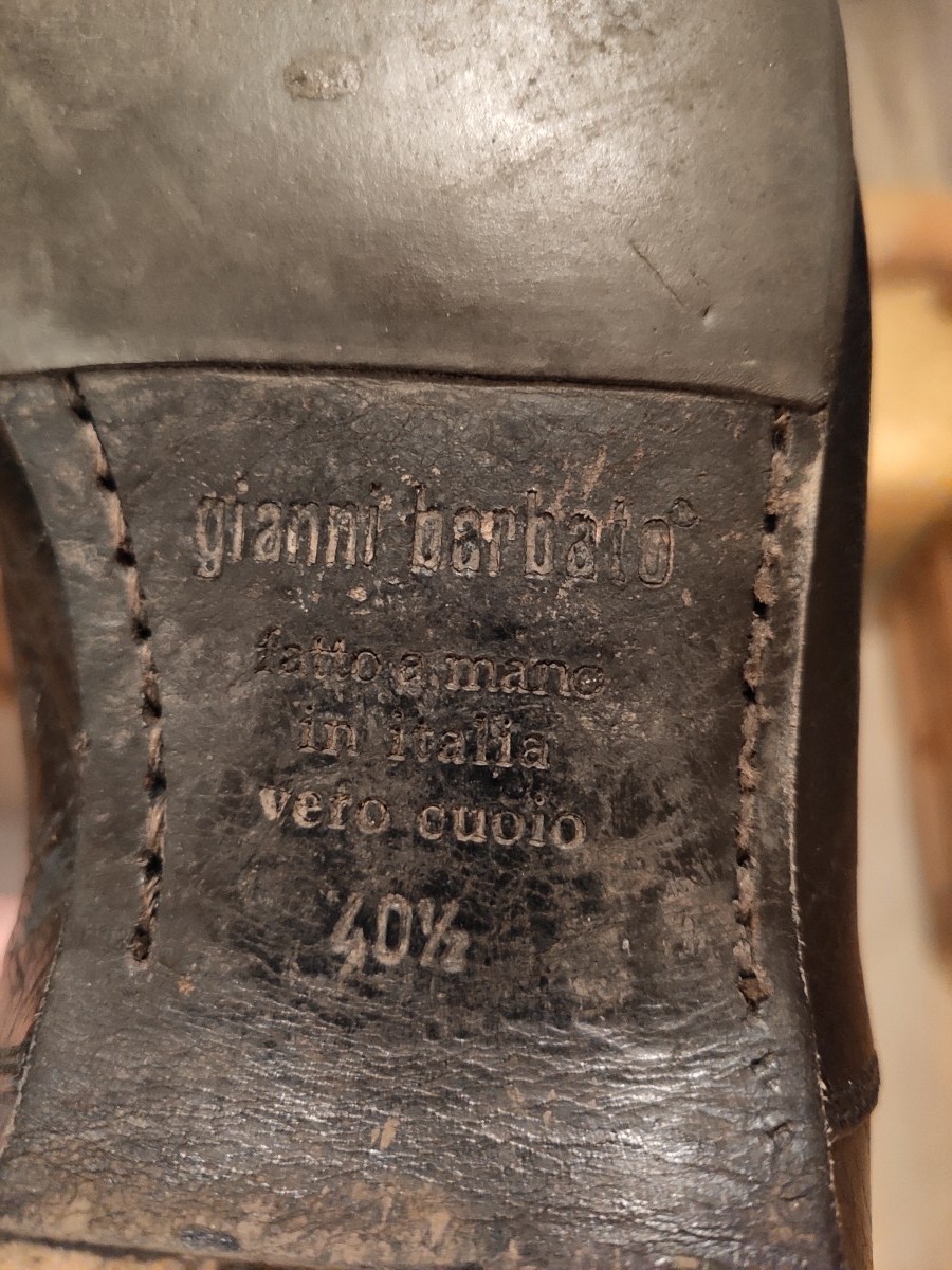 Gianni Barbato - Black derbies. Like GUIDI or Comme des Garcons - 7