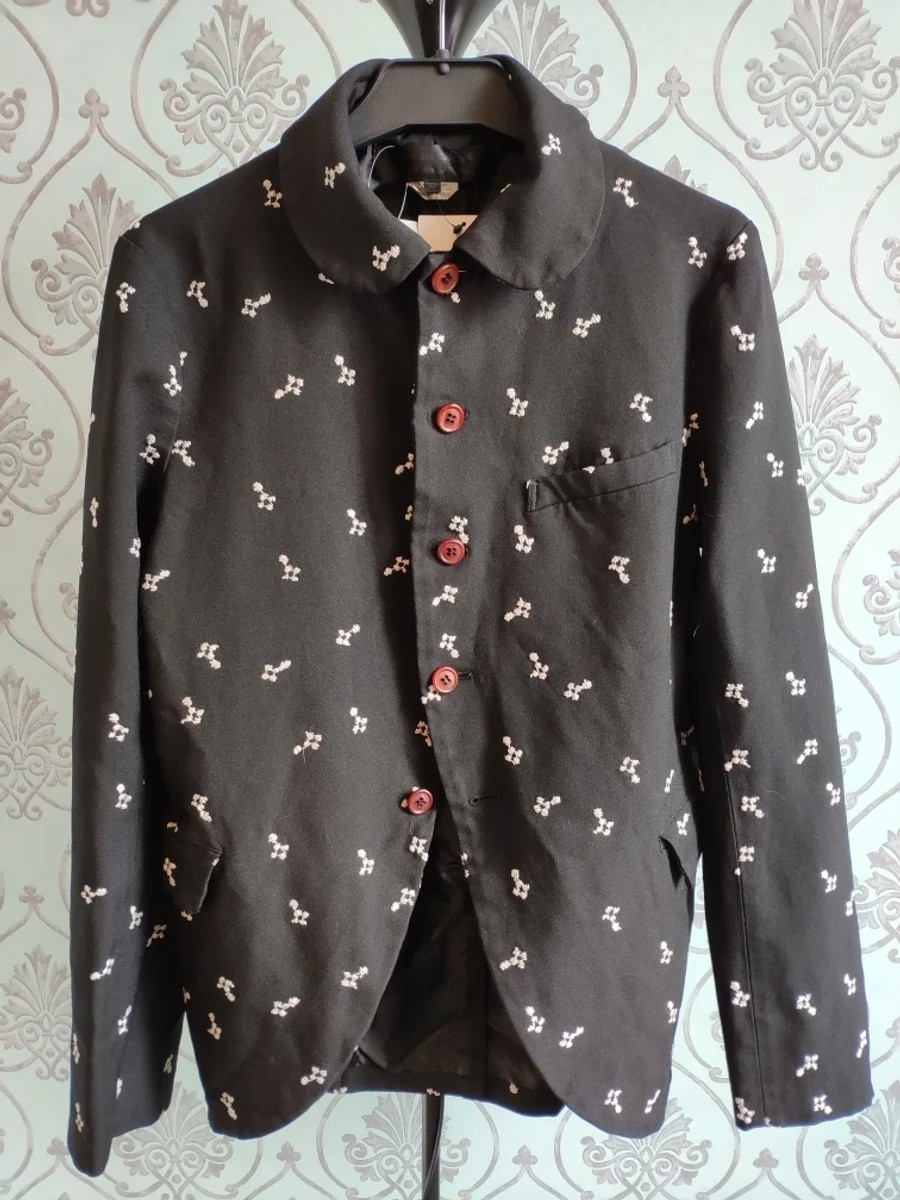 NEW WITH TAG ! ARCHIVE ! Embroided polyester jacket FW14 - 3