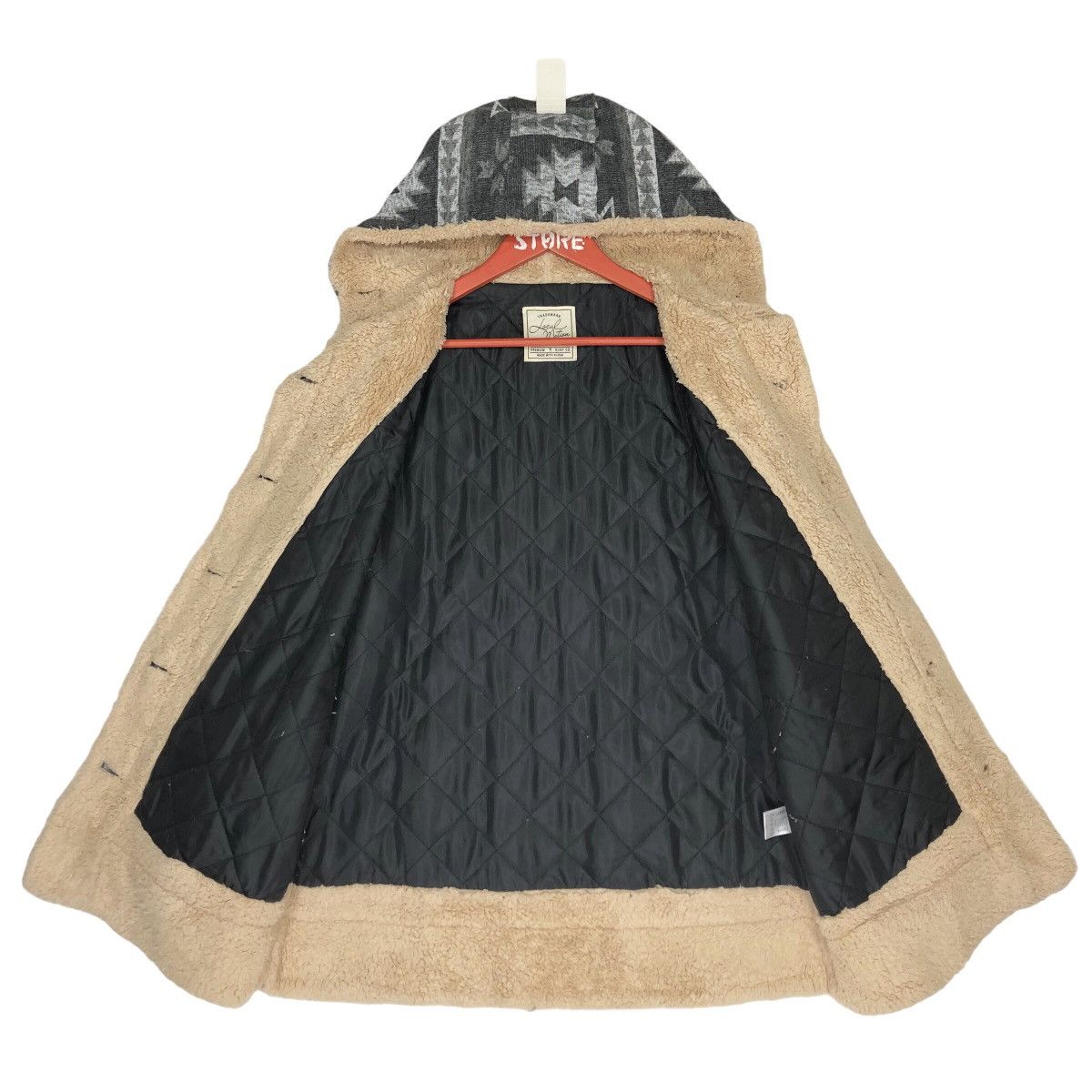 Native - Vintage Local Motion Aztec Navajo Surf Hoodie Jacket - 3