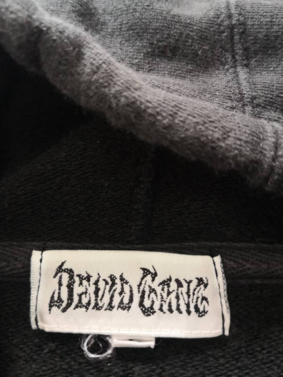 Japanese Brand - Devils Gangs Embroidered Logo Hoodie - 3