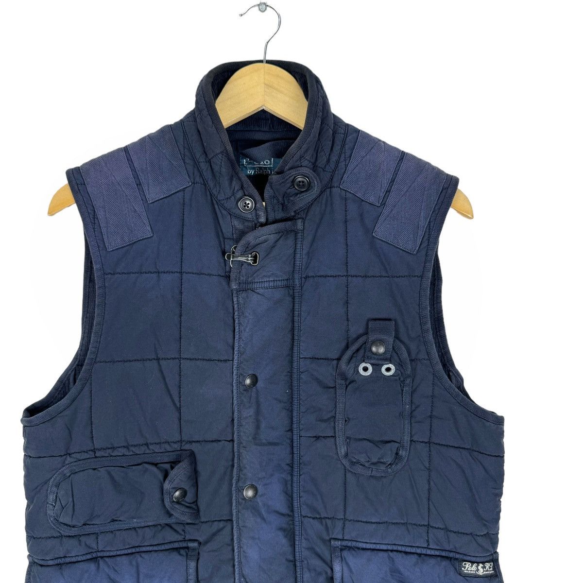 🔥POLO RL MARINE UTILITY POCKET QUILTED VEST - 3