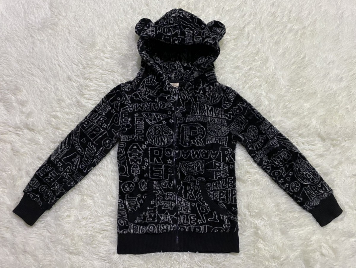 Japanese Brand - repipi armario Fullprint Fleece Hoodie Jacket - 1