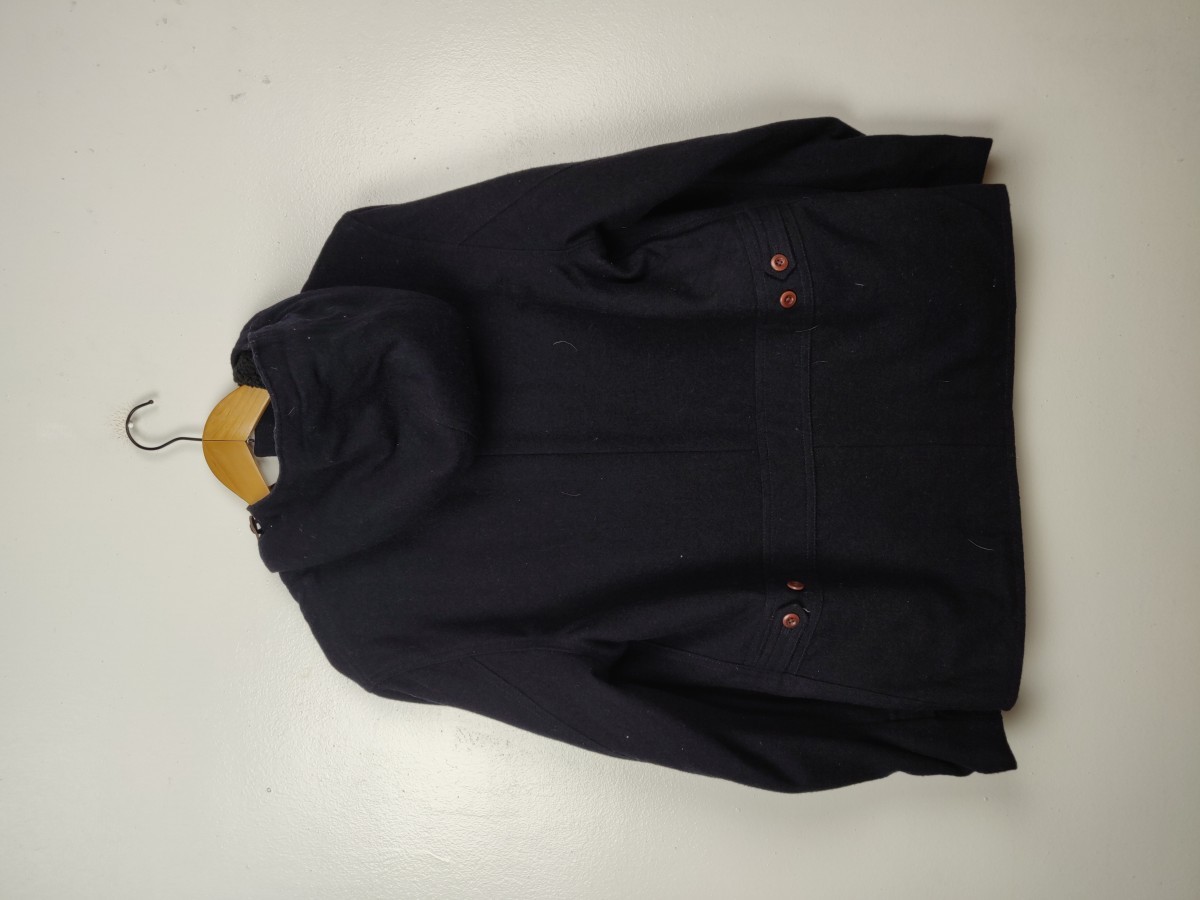 Global Work - Japan Outdoor Wool Coat Jacket Parka - 8