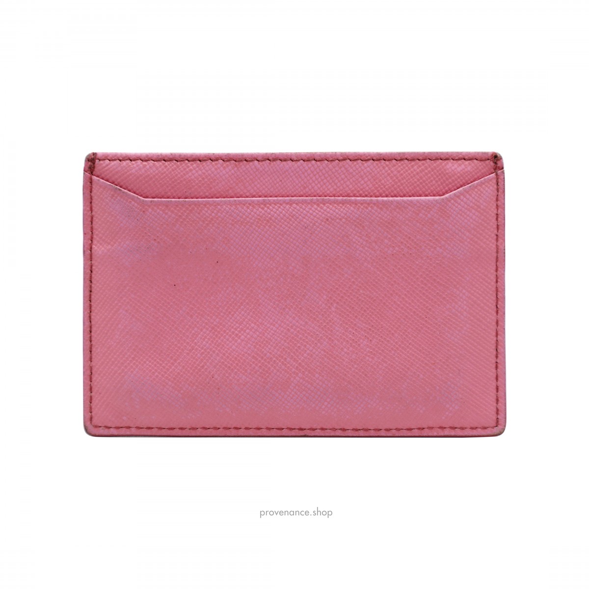 Prada Cardholder Wallet - Pink Saffiano Leather - 2
