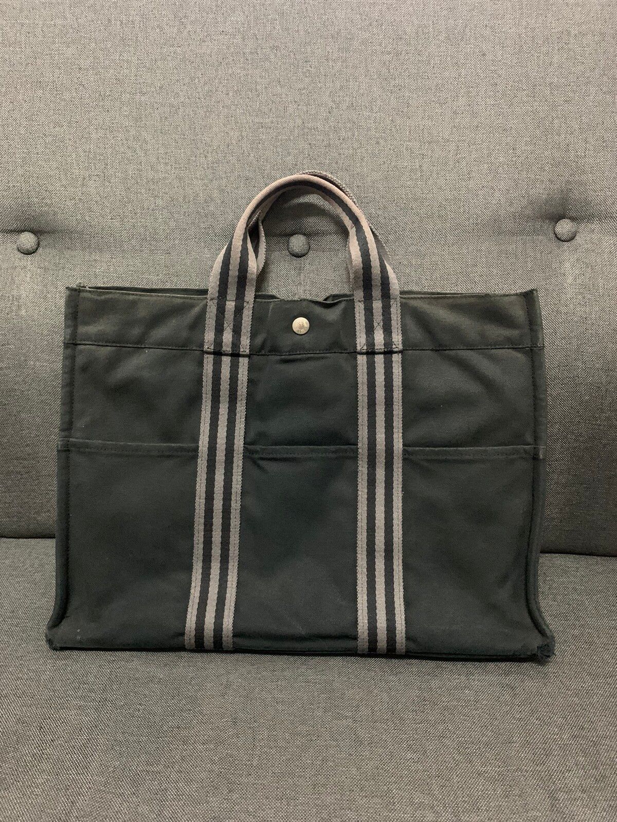 Vintage Faded Distressed Hermes Bag Tote bag - 1