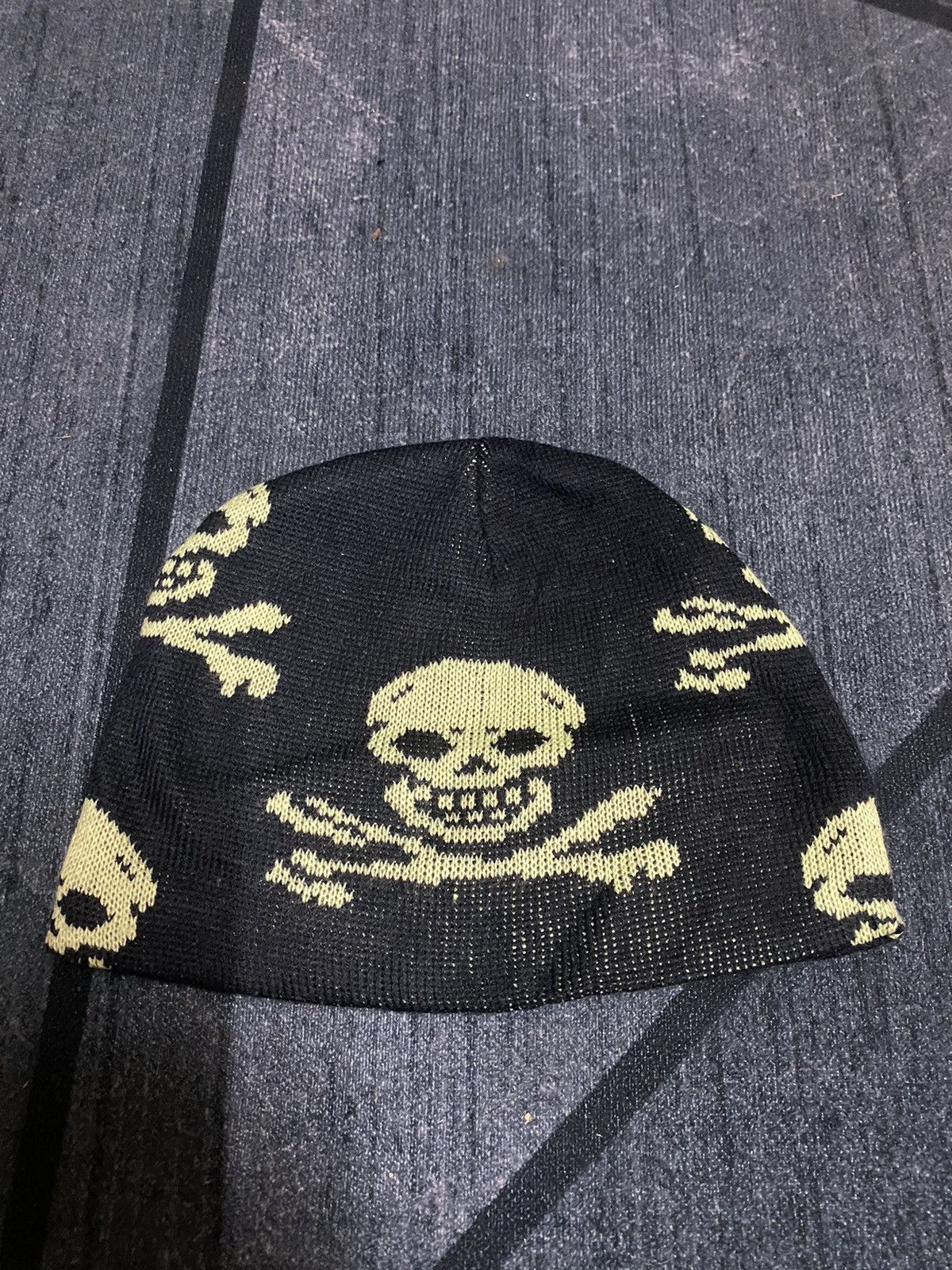 Streetwear - Unbrand Skull Design Beanie Hat - 5