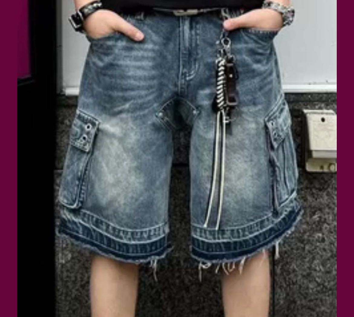PCCVISION] 3MAN0N denim shorts