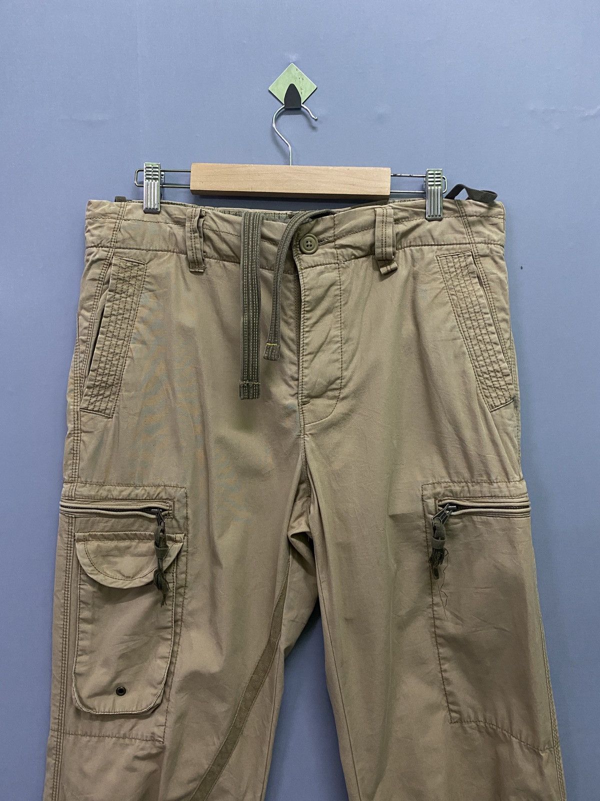 Vintage GAP Cargo Multi Pocket Tactical Parachute Pants - 3