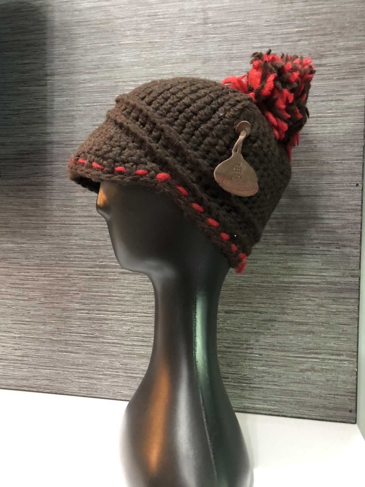 Vivienne Westwood Rare Design Beanie Hat Cap - 1