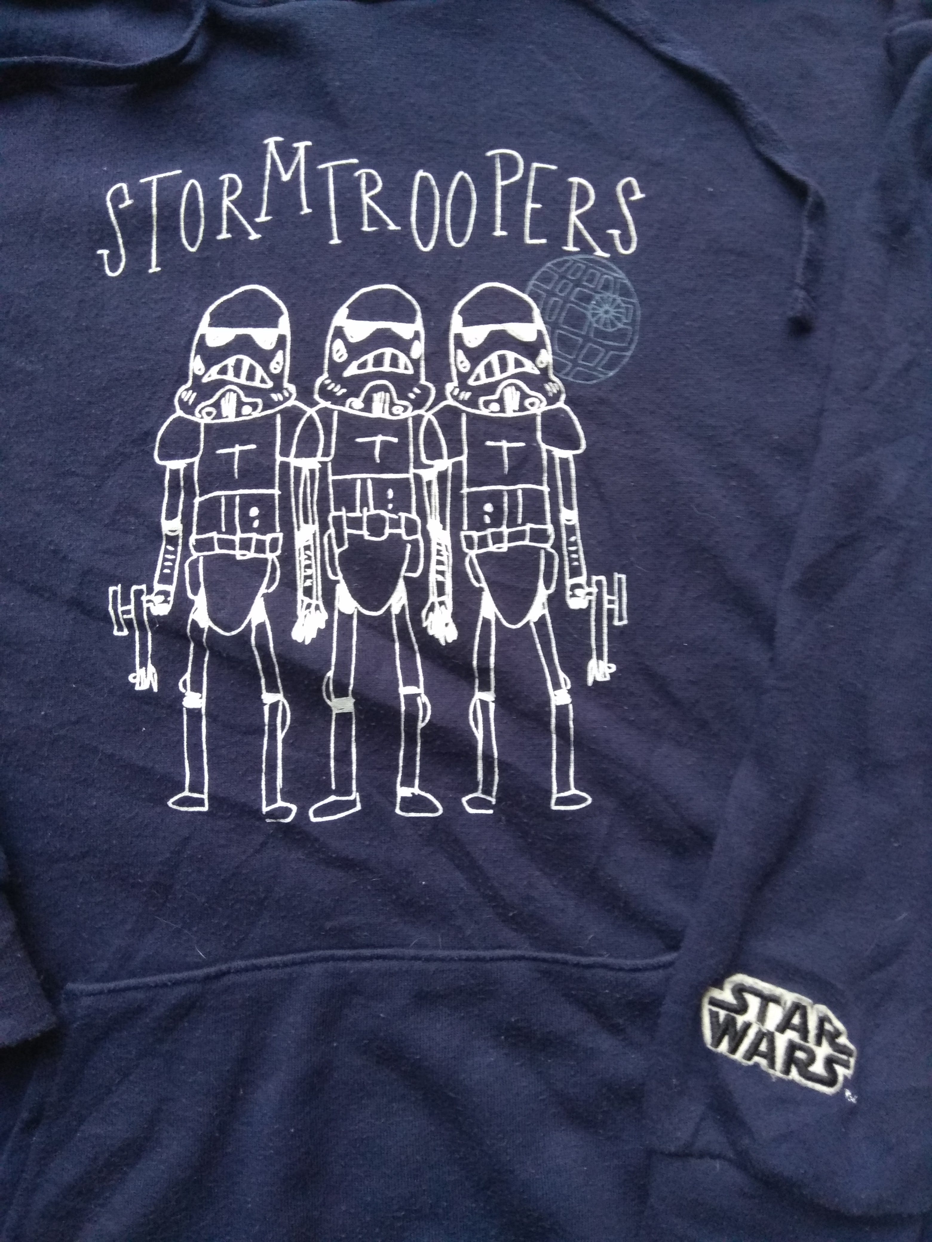 Star Wars hoodie, skinny Storm Trooper big logo's - 4