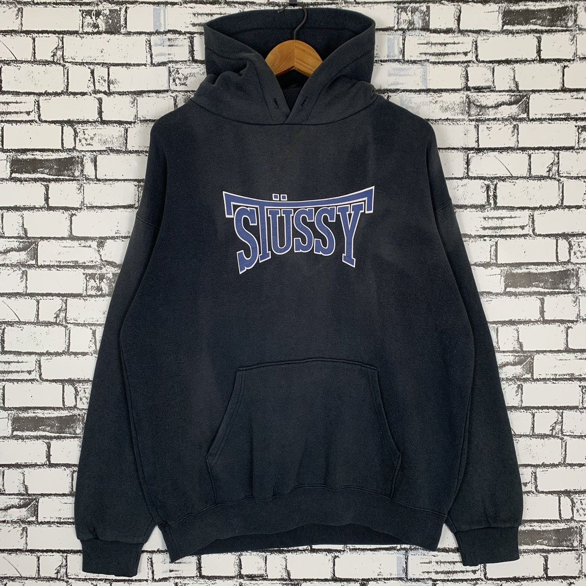 Vintage Stussy Hoodie Sweatshirt - 1