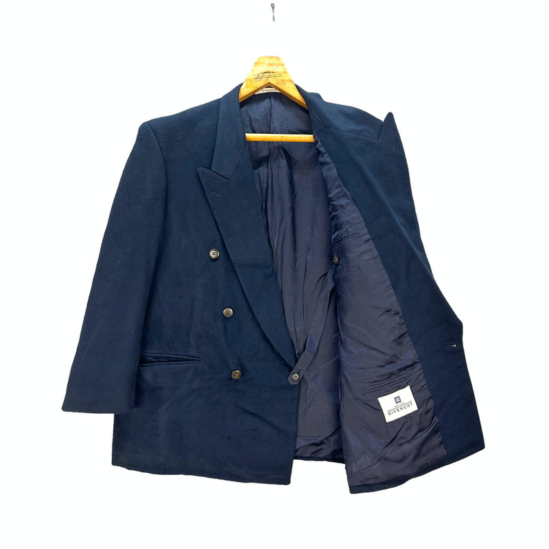 GIVENCHY Double Breasted Wool Suit Jacket / Blazer #8532-013 - 1