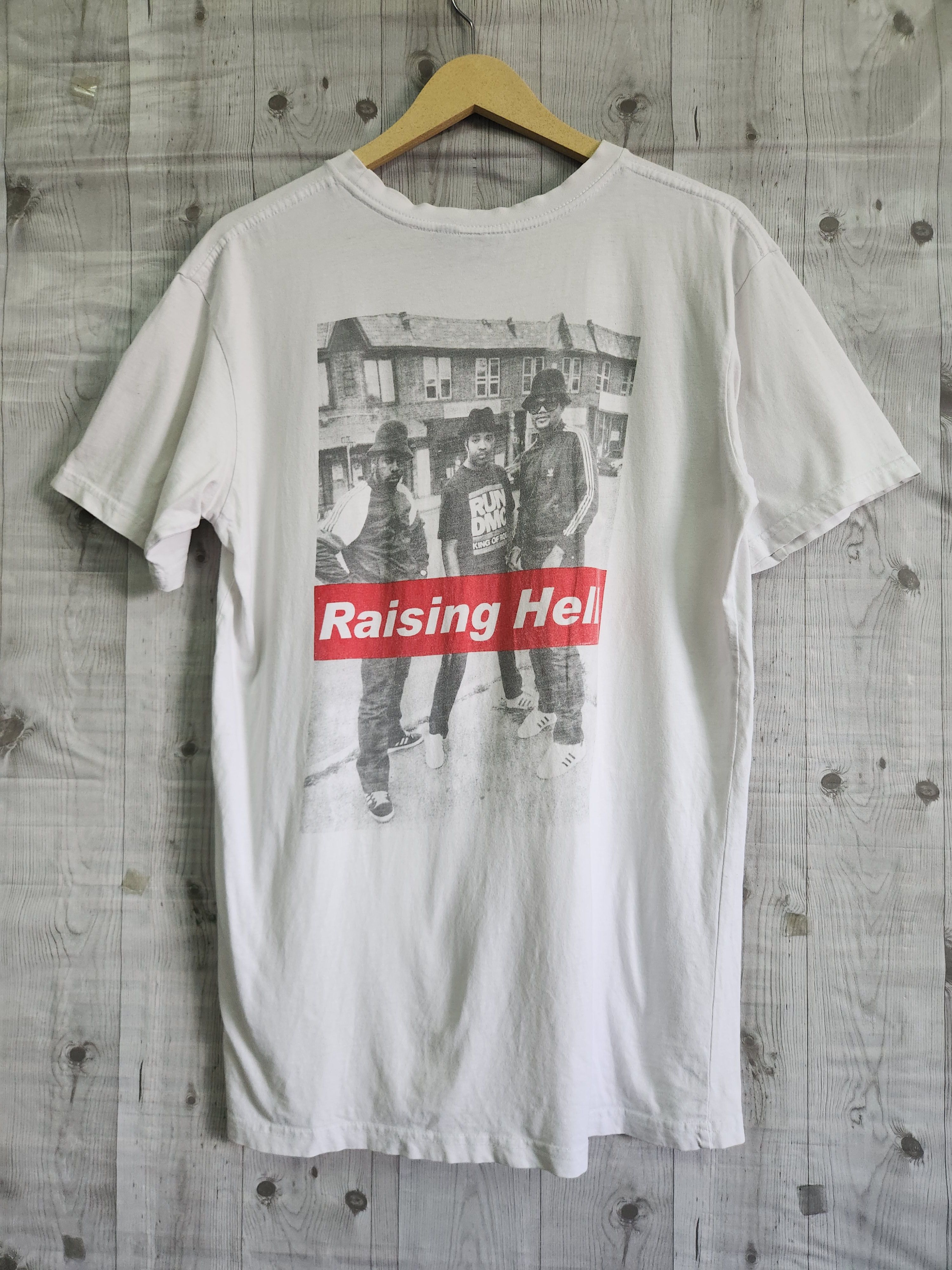 Run DMC Raising Hell Big Printed White TShirt - 1