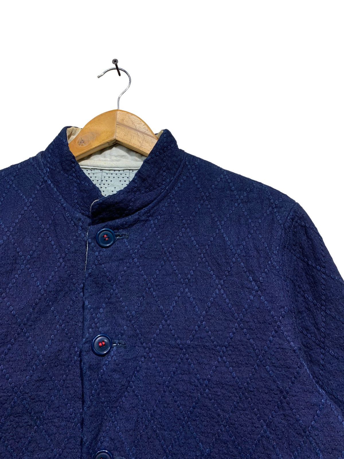 🔥BLUE BLUE JPN SASHIKO BORO REVERSIBLE JACKETS - 10