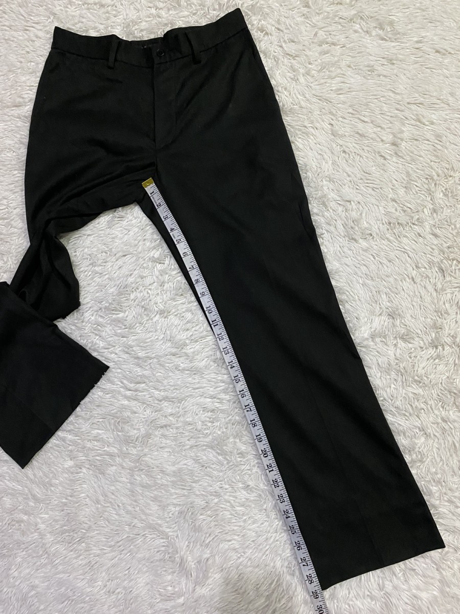 A.P.C Vintage Black Polyester + Cotton Pants Made in Japan - 16