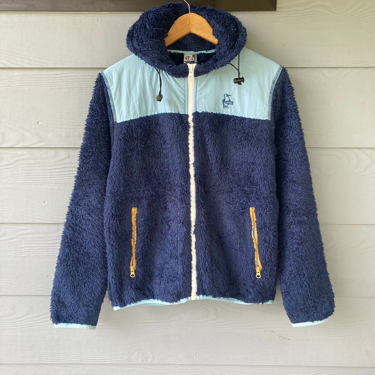 Rare Vintage Chums Blue Full Zip Fleece / Winter Fleece - 1