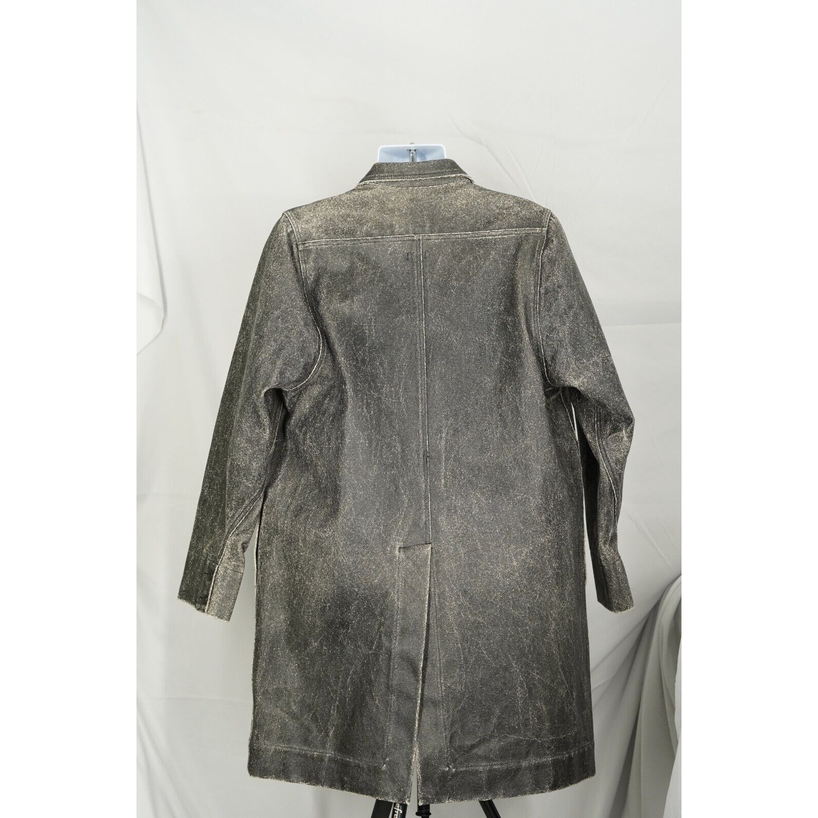 Rick Owens Canvas Trench Coat Waxed / Cracked DRKSHDW - Smal - 9