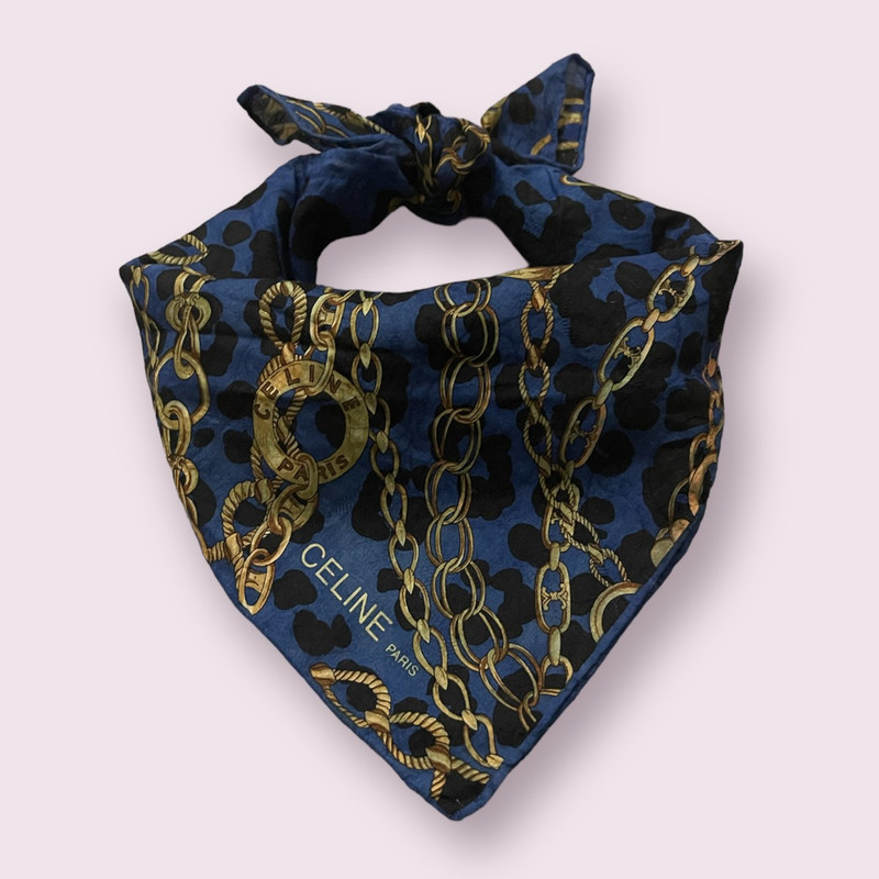 Celine Paris handkerchief neckerchief pocketsquare - 1