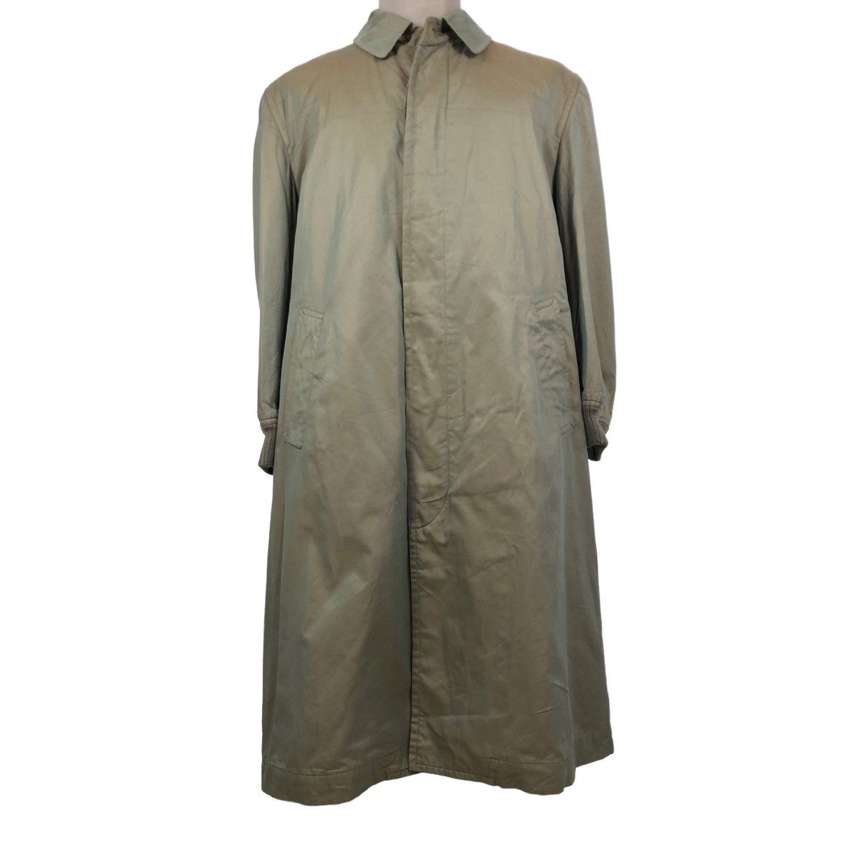 Vintage 90s Comme Des Garcons Homme Khaki Sphere Car Coat - 3