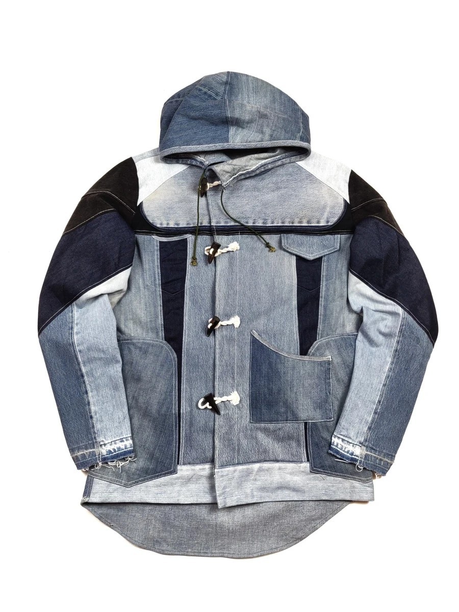 Denim Jacket - Final Drop! Atelier Revenge Reconstruct Patchwork Jkt - 1