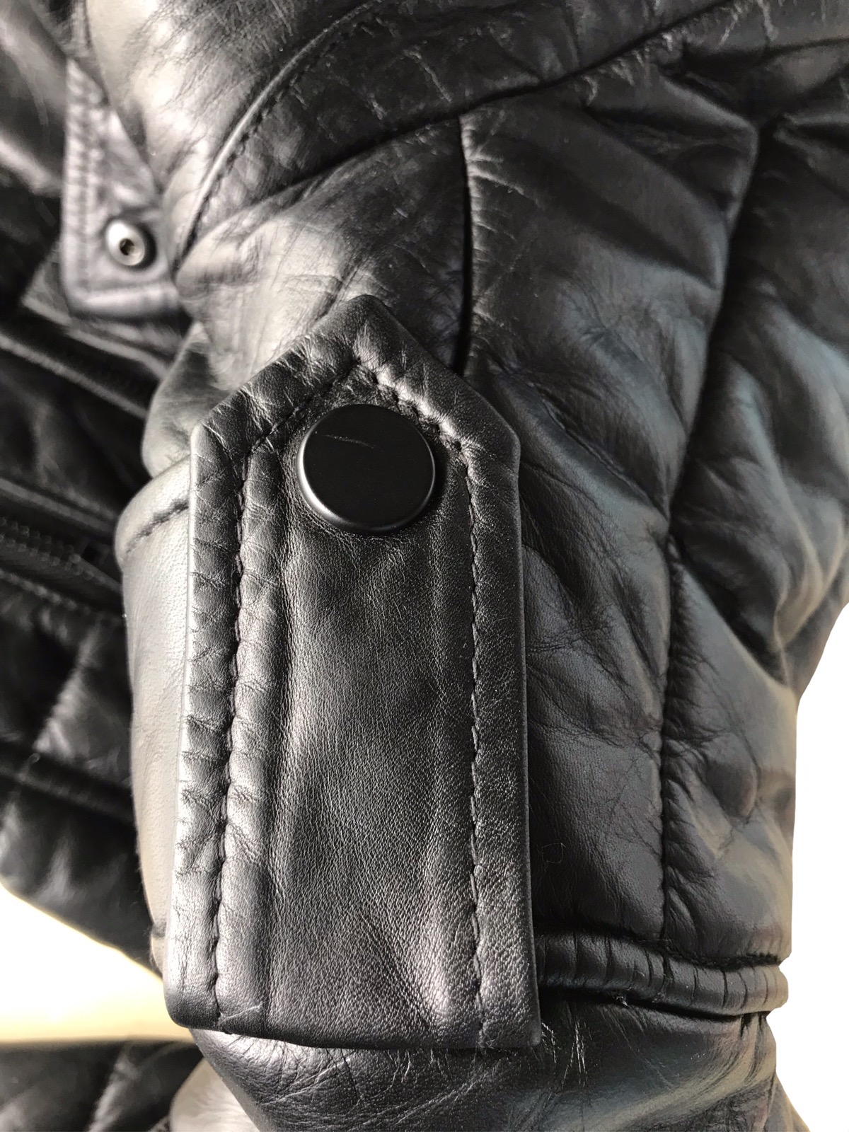 Rare Alexander Wang x H&M Padded Leather Biker Jacket - 10