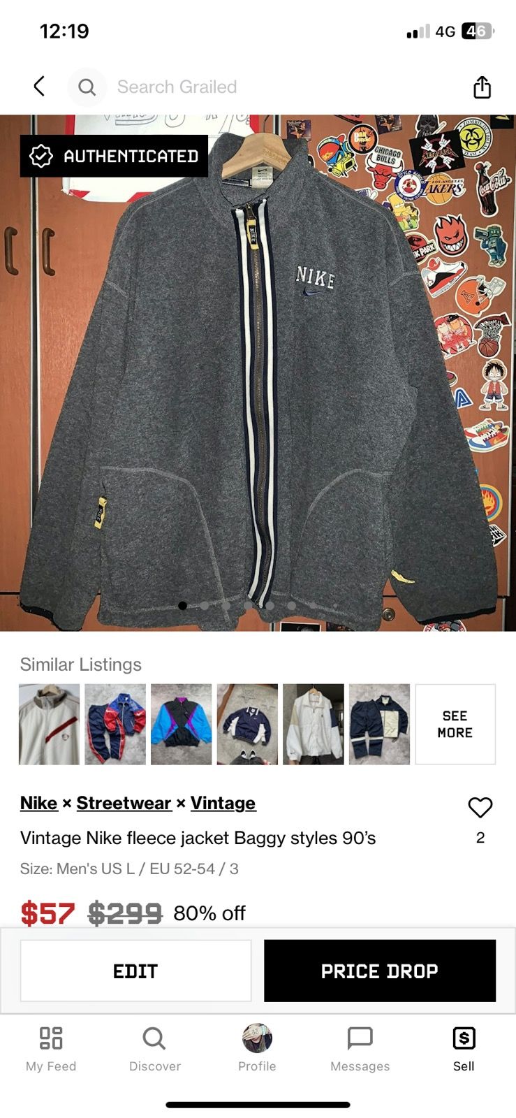 Vintage Nike fleece jacket Baggy styles 90’s - 16