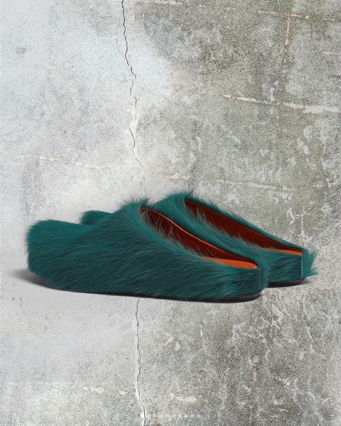 Green Fussbett Sabot Loafers - 4