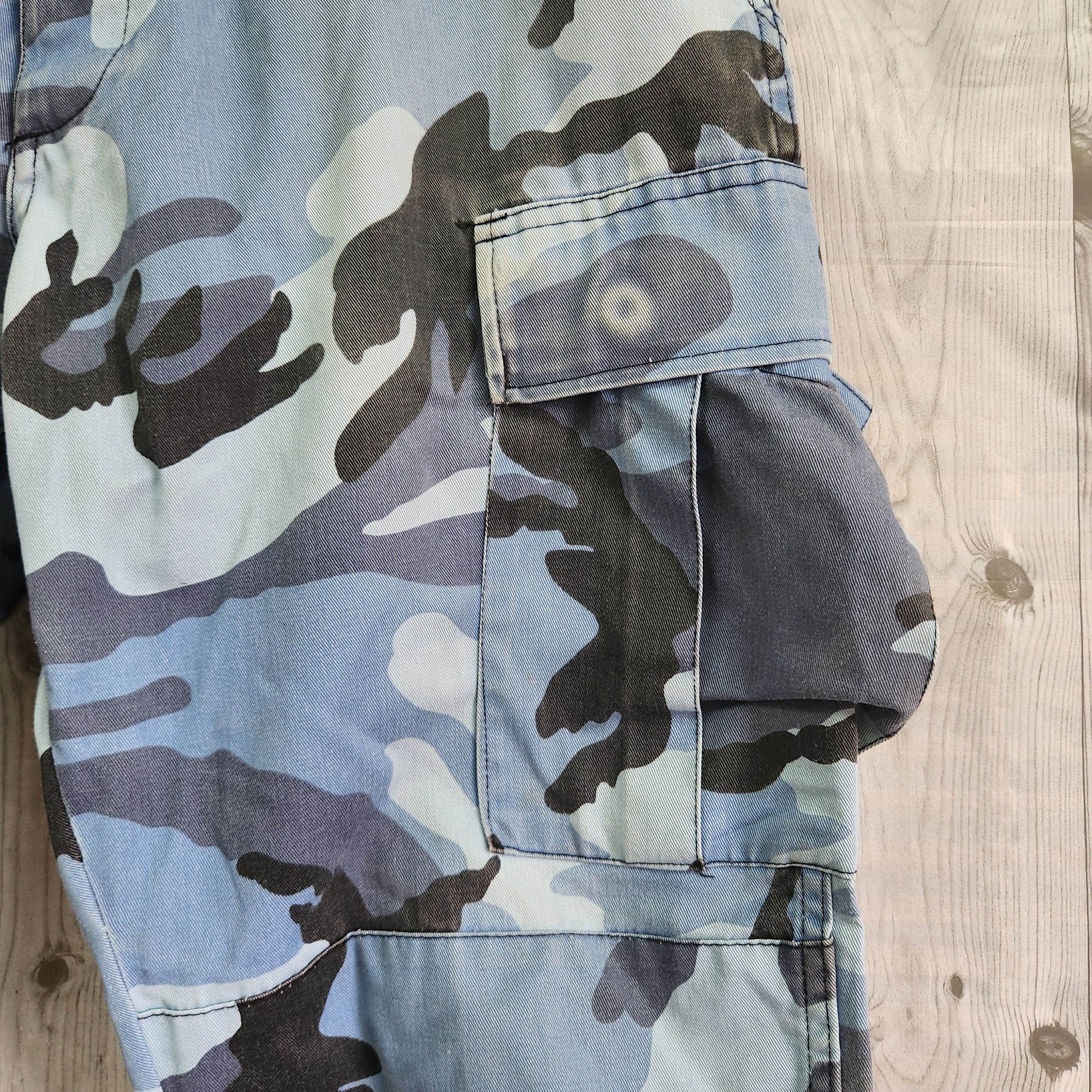 Camouflage Cargo Pants Multipockets Japanese Brand - 3