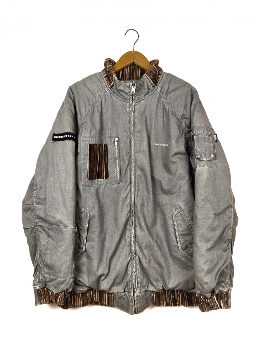 Bomber Style Jacket - Gigglyroy Heavy Jacket Bomber Menswear Outerwear - 1