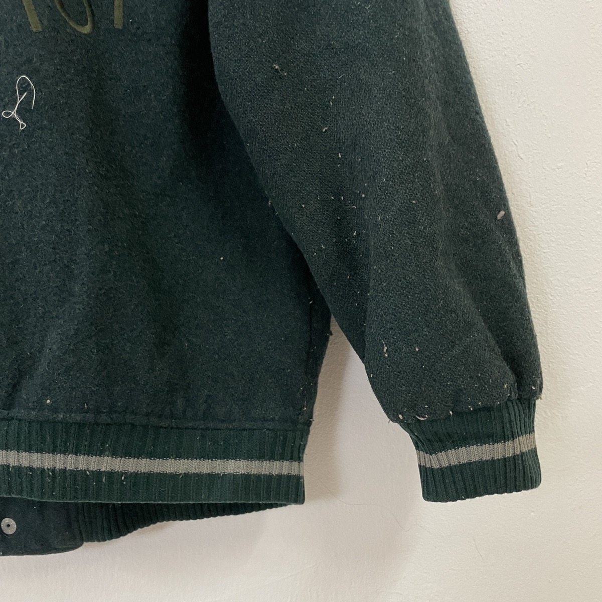 Streetwear - Vintage Unbranded Wool Varsity Jacket - 2