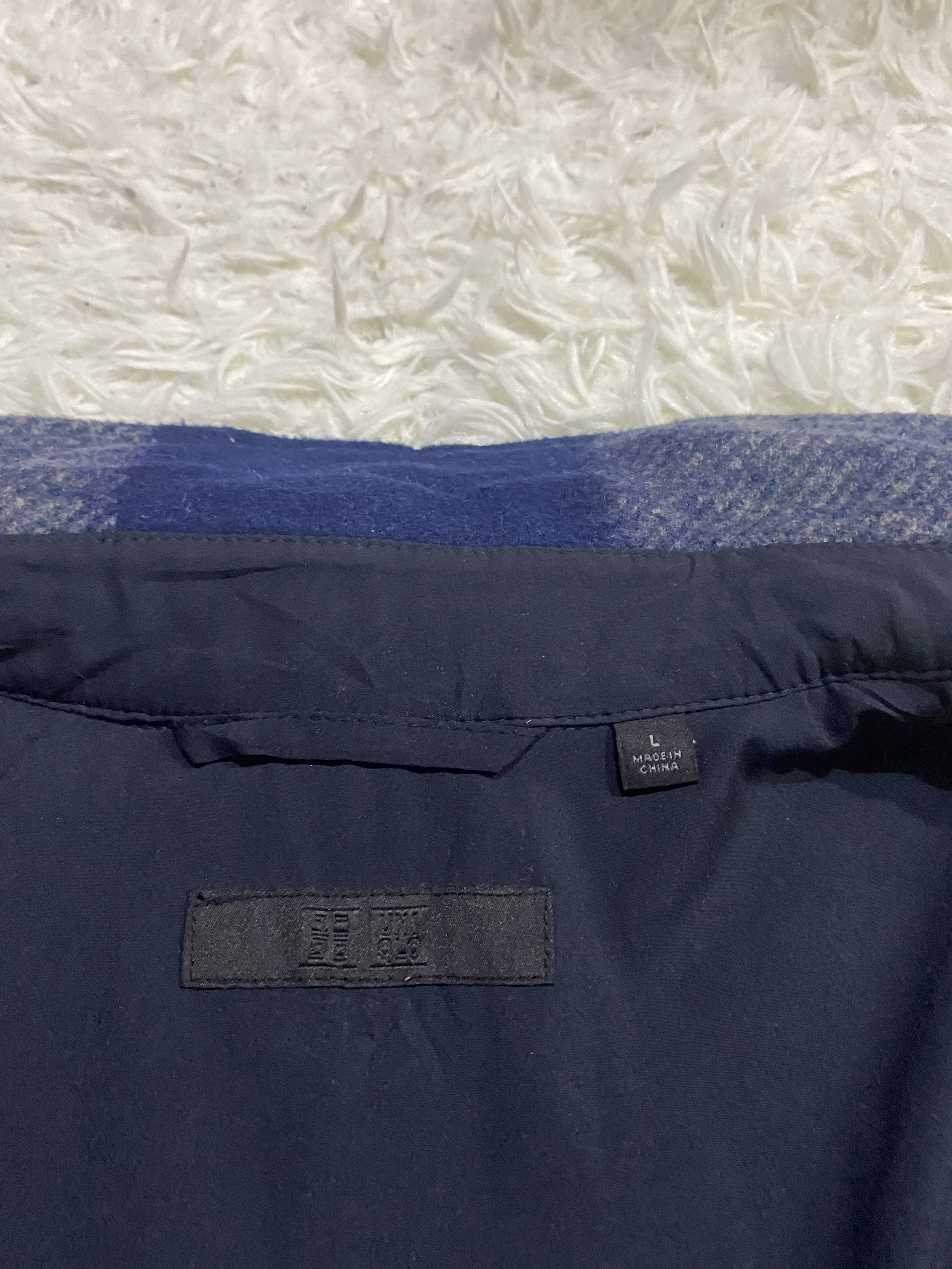 Flannel - Uniqlo Polyester Rayon Button Up Checked Flannel - 10