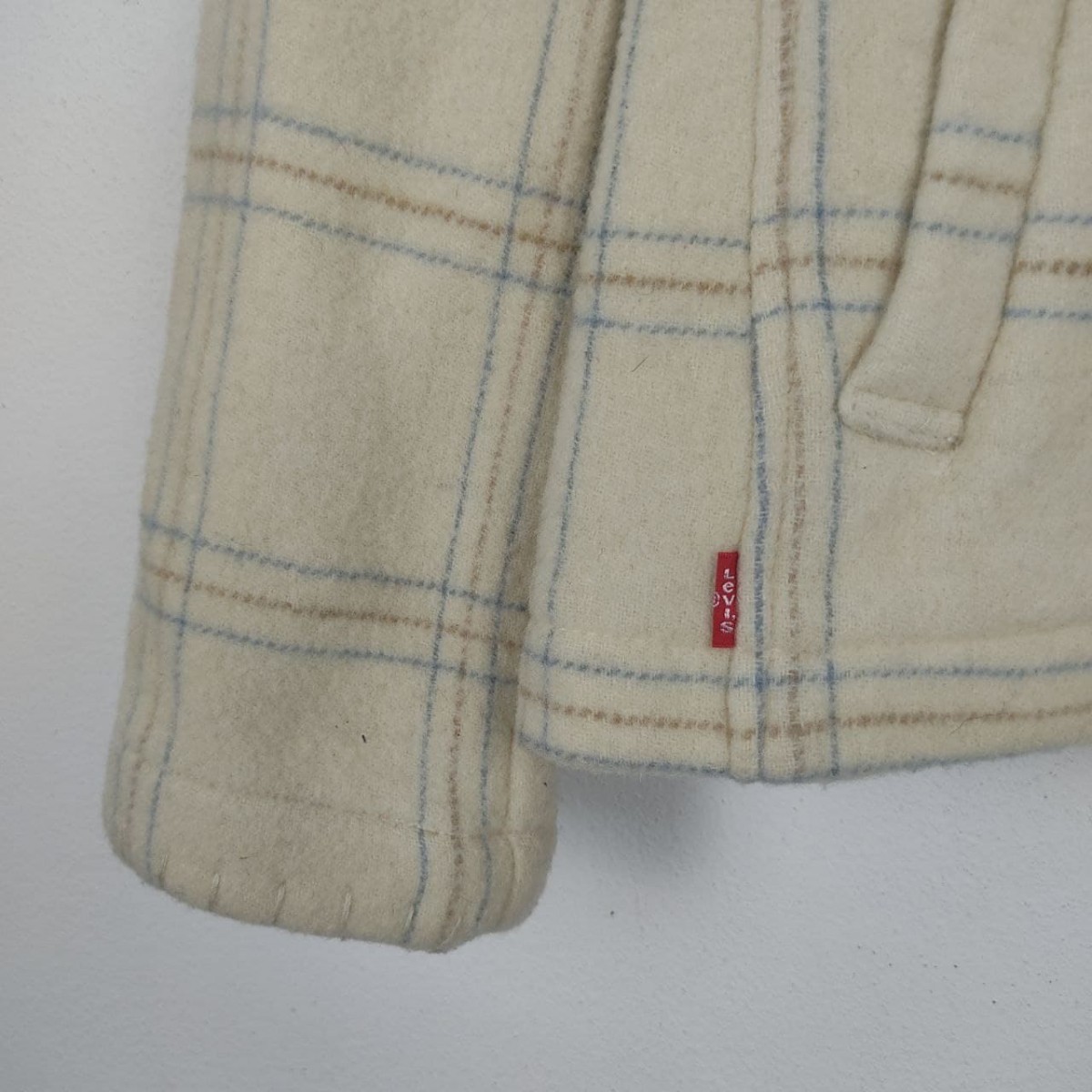 Levis Redloop Checkered Fleece Coat Jacket - 5