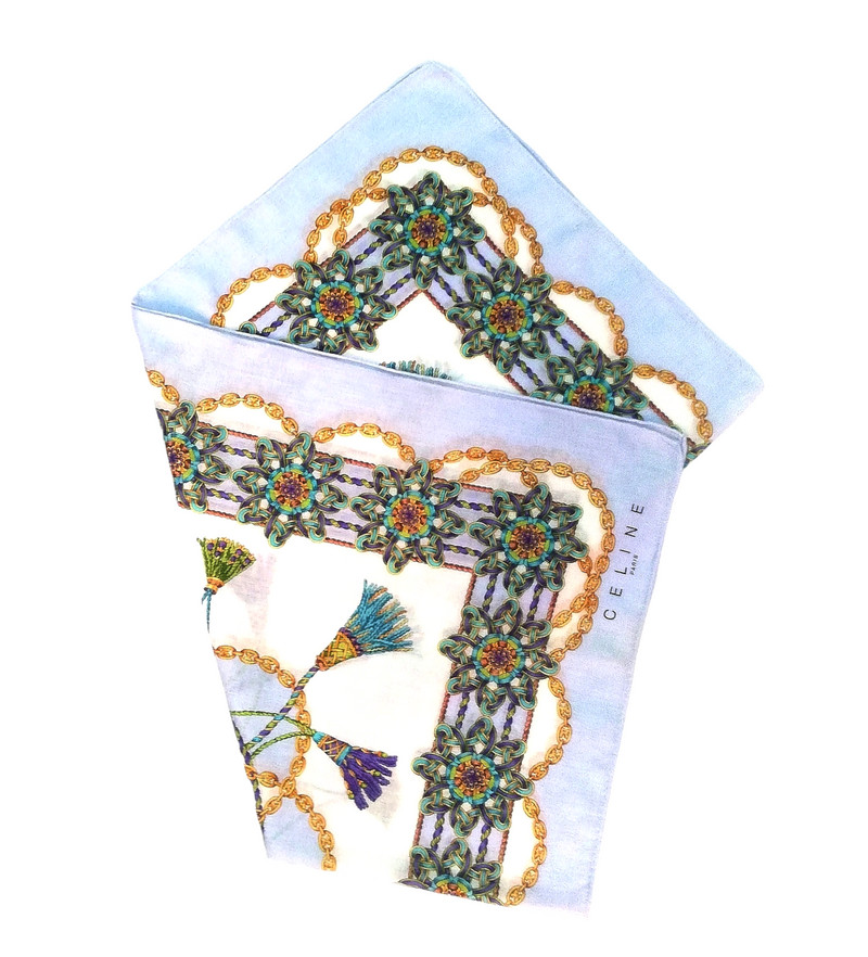 Celine Paris Bandana Handkerchief Luxury Style - 1