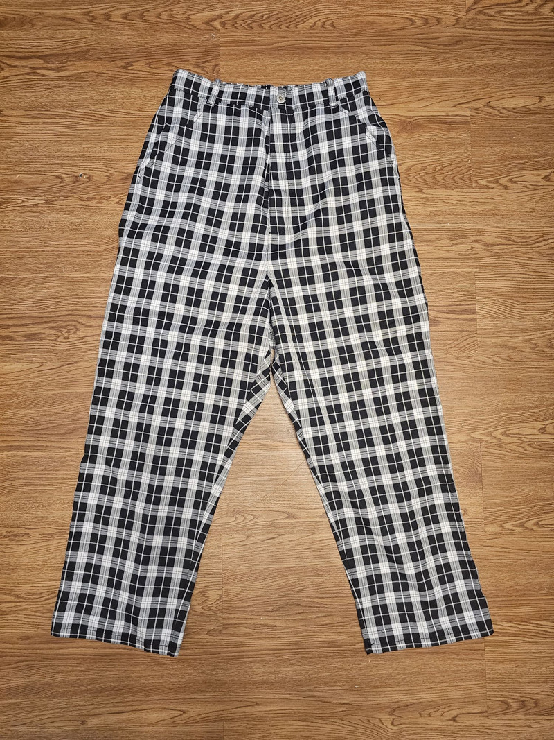 Vintage CANDY STRIPPER Zipper Leg Pants - 1