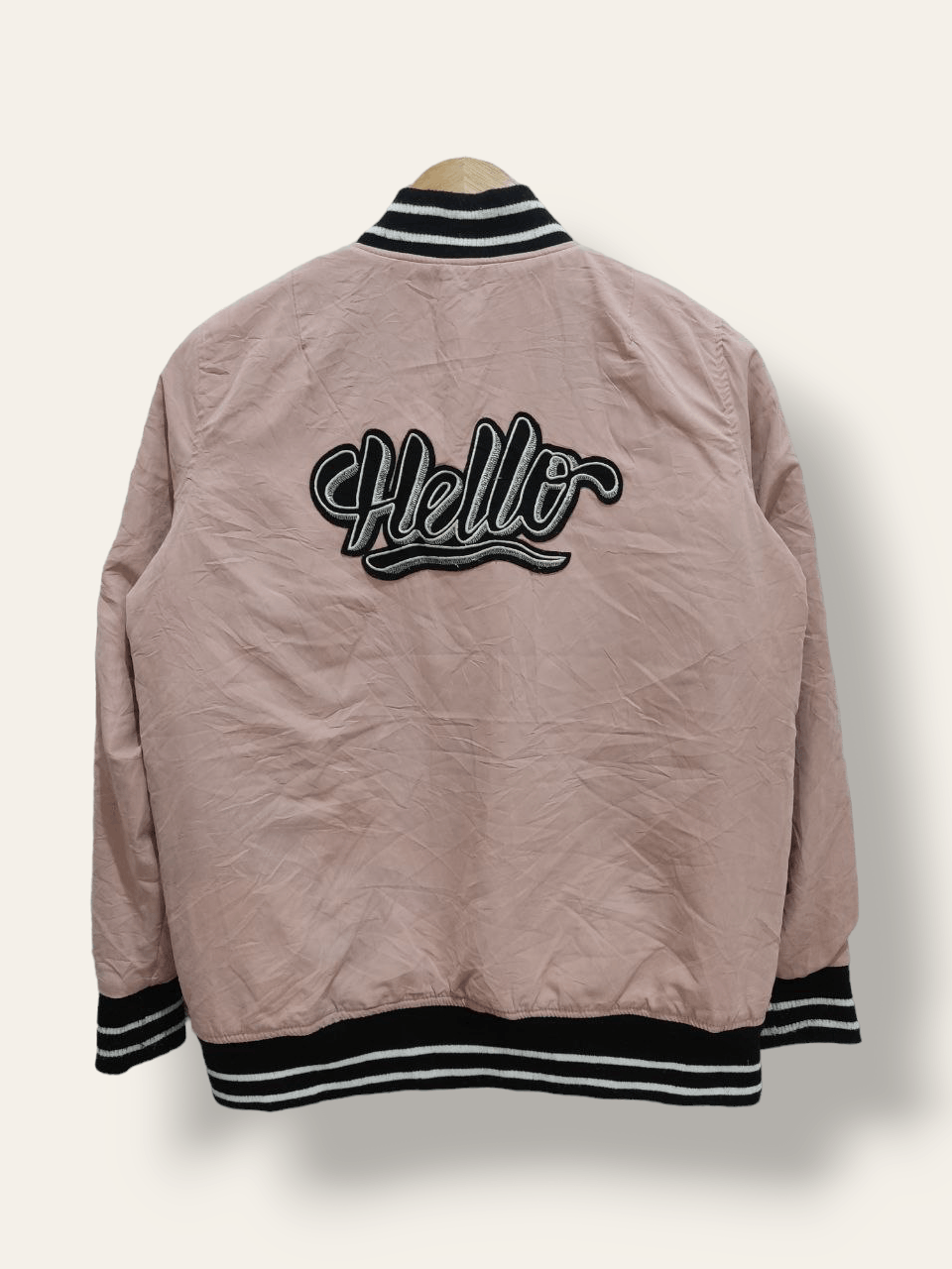 Forever 21 Hello Embroidered Graphic Bomber Jacket - 1