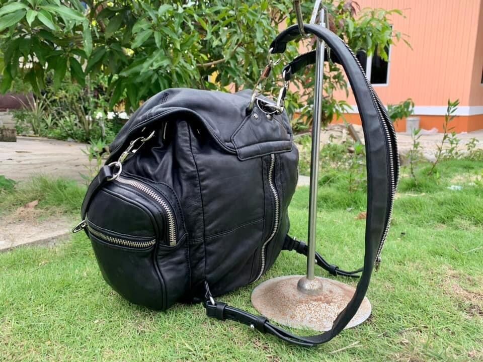 Authentic Alexander Wang Leather Backpack Shoulder Bag - 16