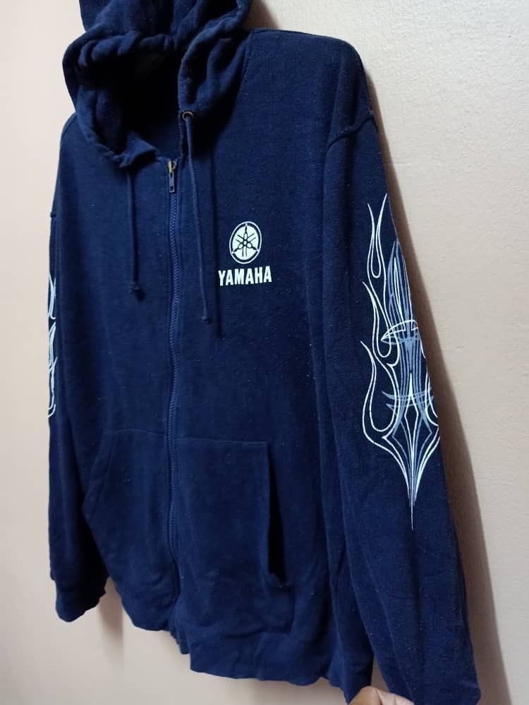 Vintage - Vtg Moon'eyes X Yamaha motomachi yokohama Hoodies Sweatshirt - 1