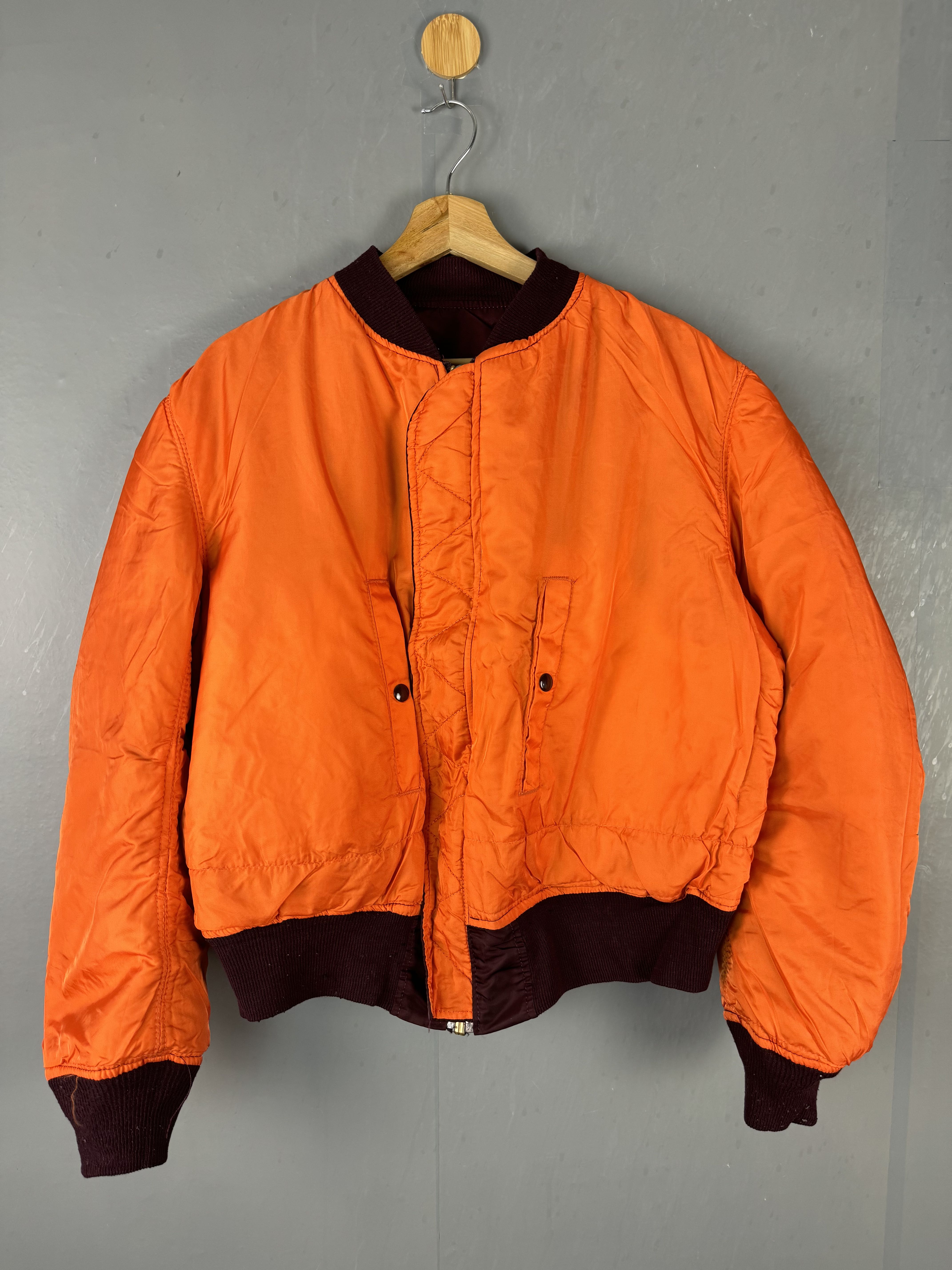 ALPHA INDUSTRIES USAF MILITARY STYLE BOMBER JACKET - 8