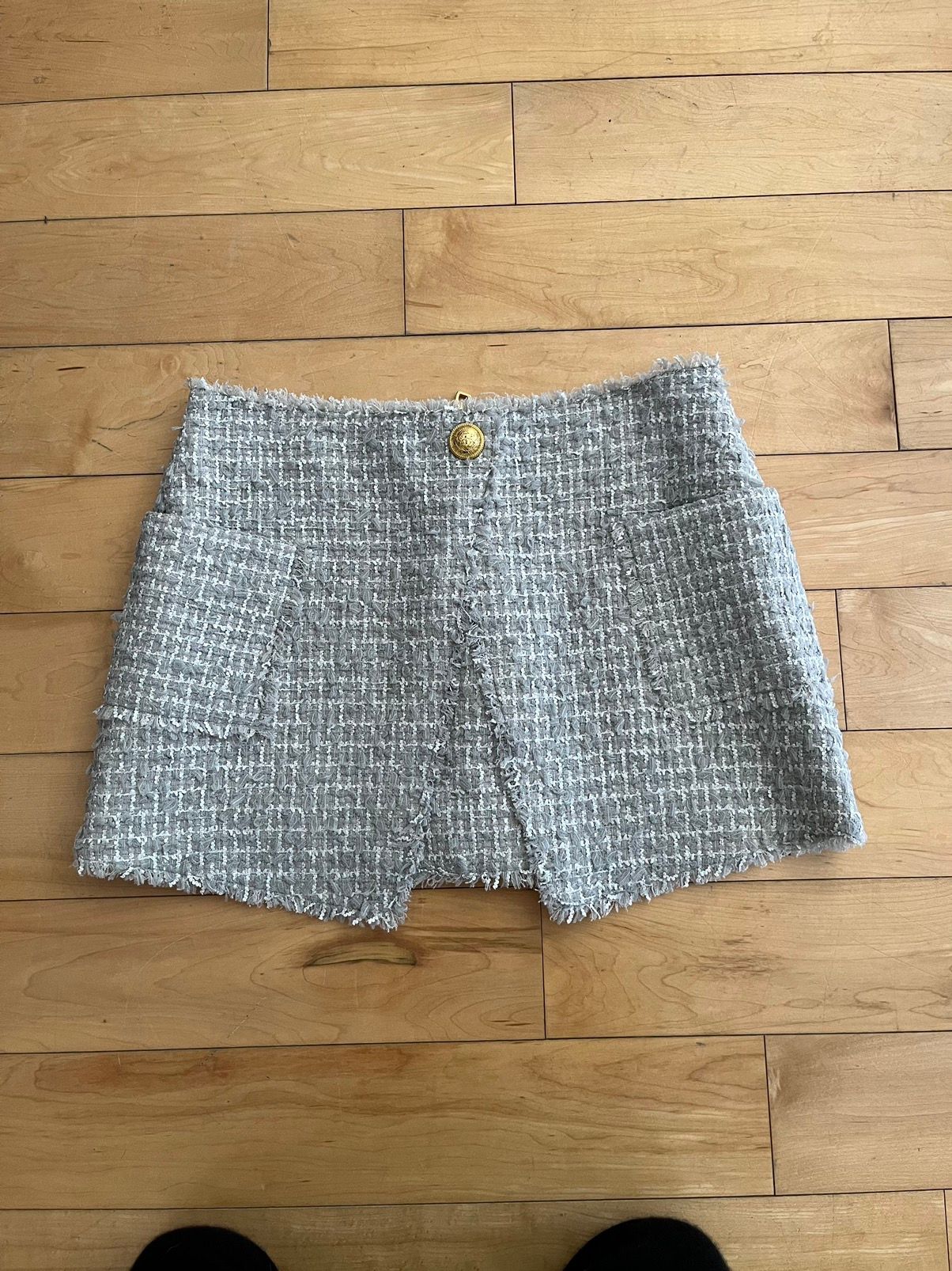 NWT - Balmain Tweed Wrap Skirt - 1